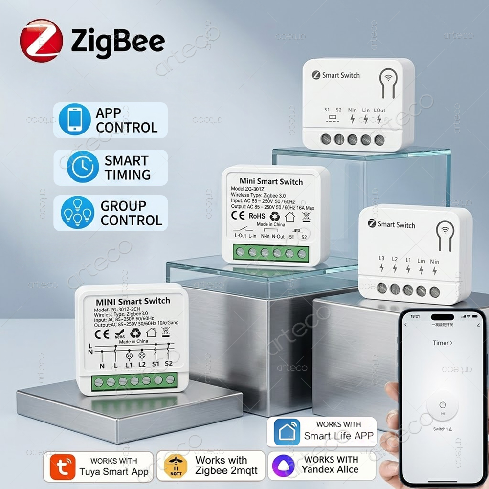 Smart Home Automation Kit - Tuya Zigbee Mini DIY Smart Switch