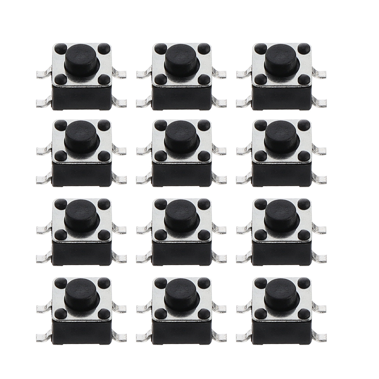 100pcs Tactile Momentary Push  - Electronics Project Kit 评论和价格