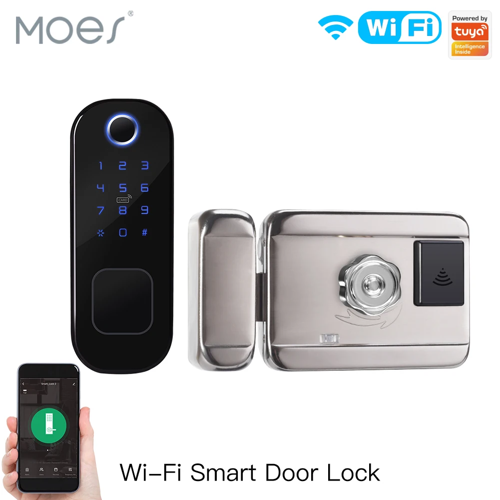 MOES WiFi Tuya Smart Lock Door - Smart Door Lock Wifi 评论和价格