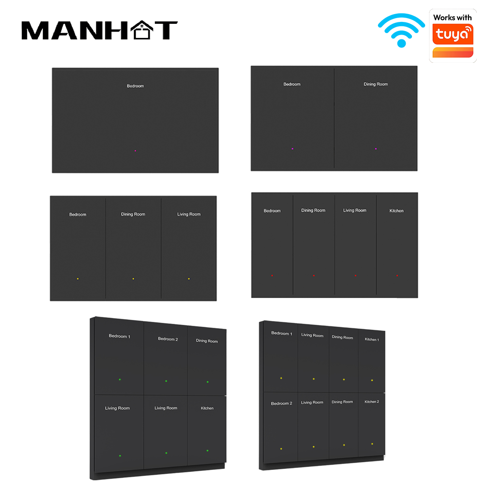Manhot WIFI Smart DIY Name Swi - Smart Light Switch Wifi 评论和价格