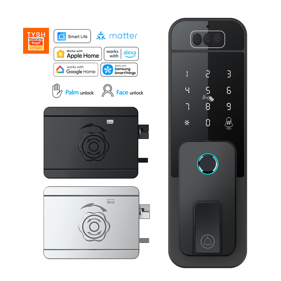 TYSH Matter Tuya Smart Rim Loc - Smart Door Lock Wifi 评论和价格
