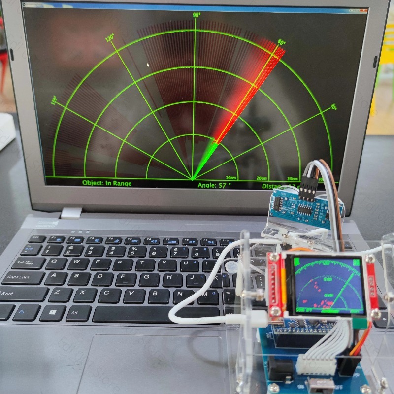 DIY Ultrasonic Radar Scanning  - Sensor Kit Arduino 评论和价格