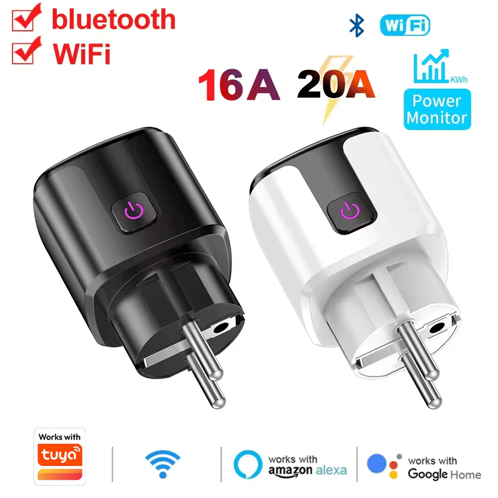 WiFi EU Smart Socket Plug Work - Wifi Smart Plug 评论和价格