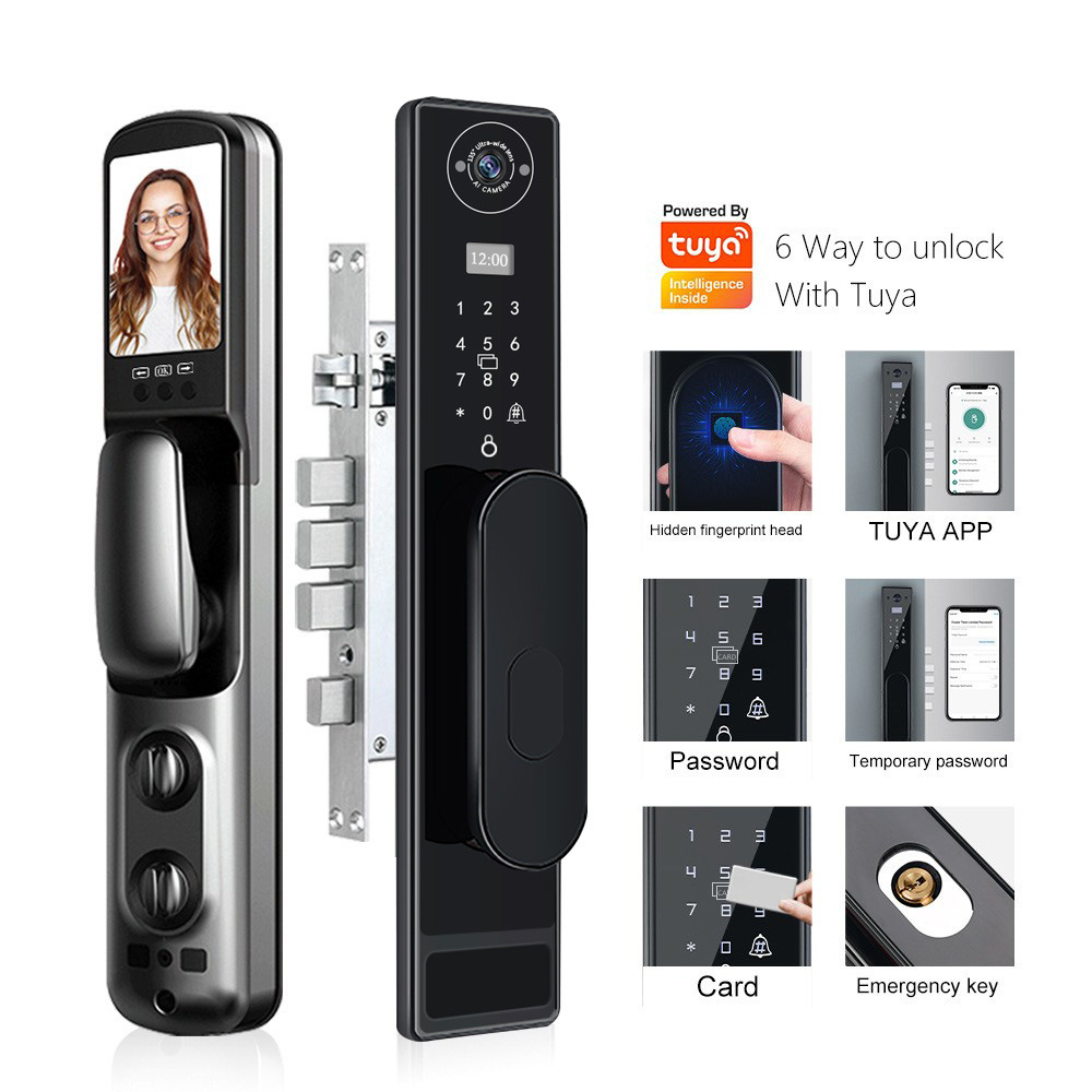 Automatic TUYA Wifi Cat Eye Ca - Smart Door Lock Wifi 评论和价格