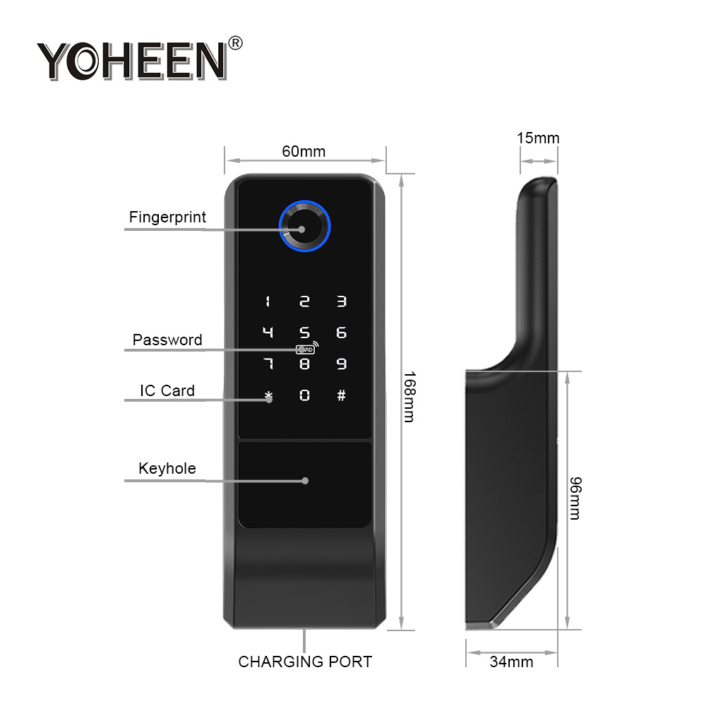 Waterproof Tuya APP WiFi Lock  - Smart Door Lock Wifi 评论和价格