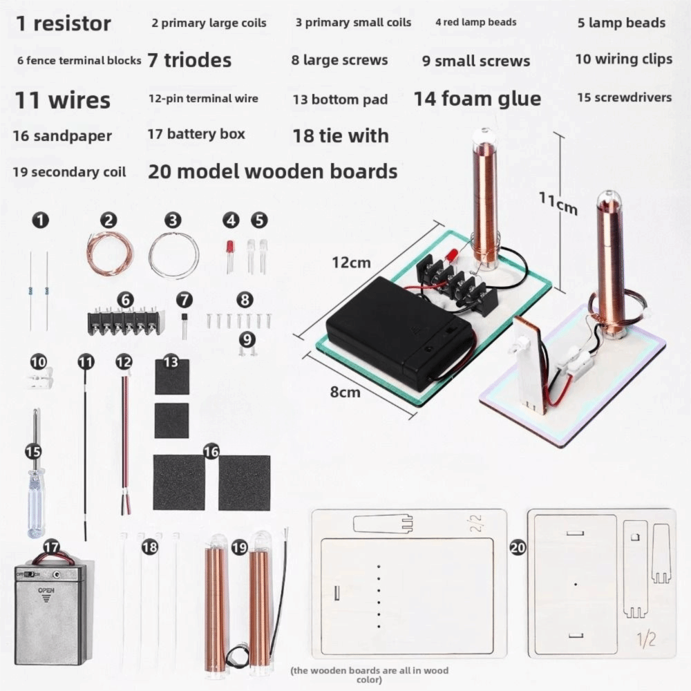 Wireless Power Transmission Mo - Electronics Project Kit 评论和价格