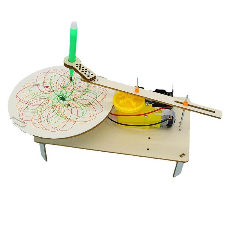 1-3Pcs DIY Wooden Electric Plo - Stem Robotics Kit 评论和价格