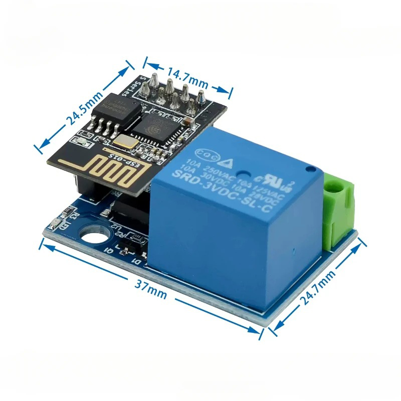 New ESP8266 ESP-01 ESP-01S 5V  - Esp8266 Relay Module 评论和价格
