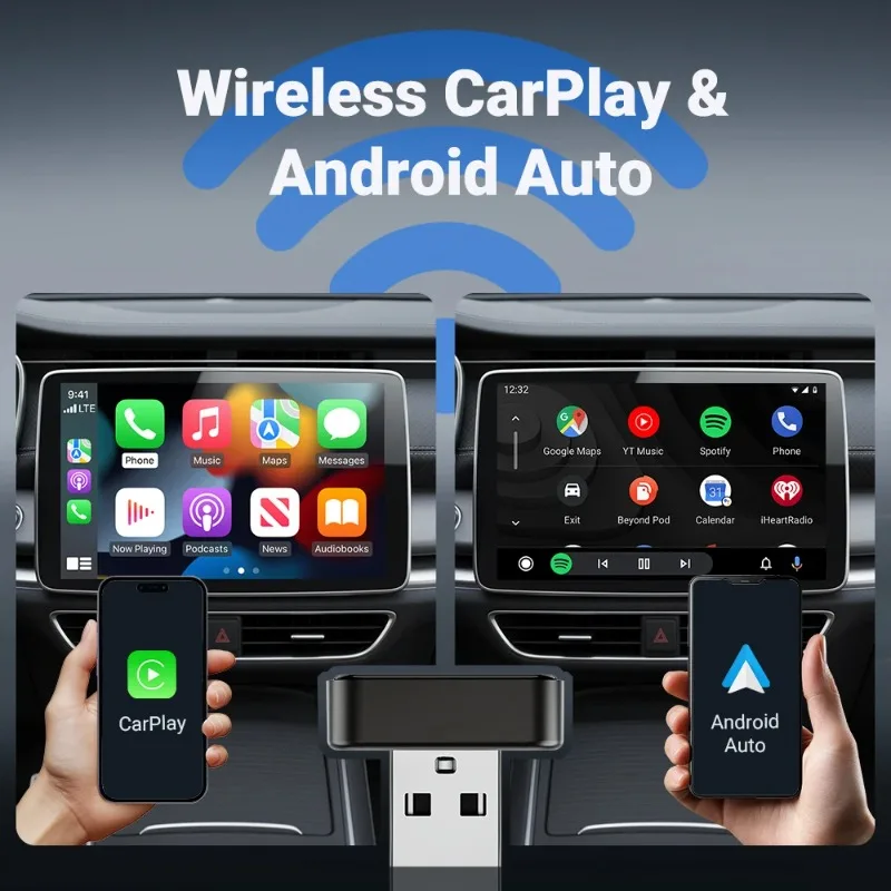 2-in-1 CarPlay Android Auto Wi - Wifi Smart Plug 评论和价格