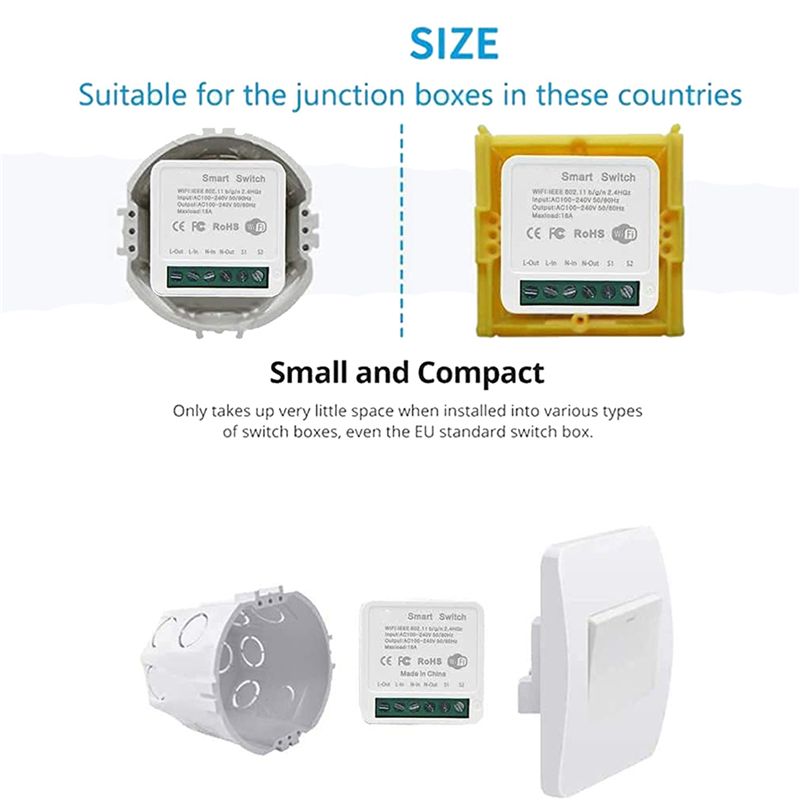 10X Mini Smart Wifi Relay Swit - Smart Light Switch Wifi 评论和价格